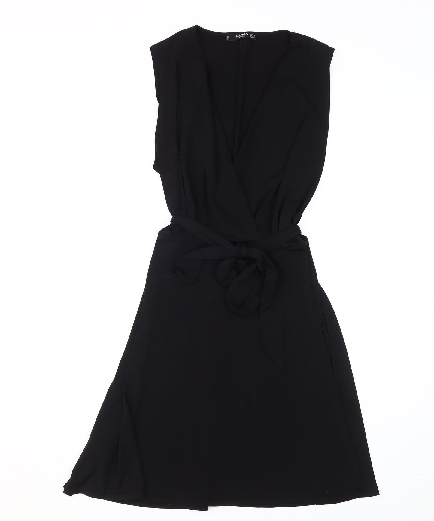 Mango Women's Black M Wrap Dress