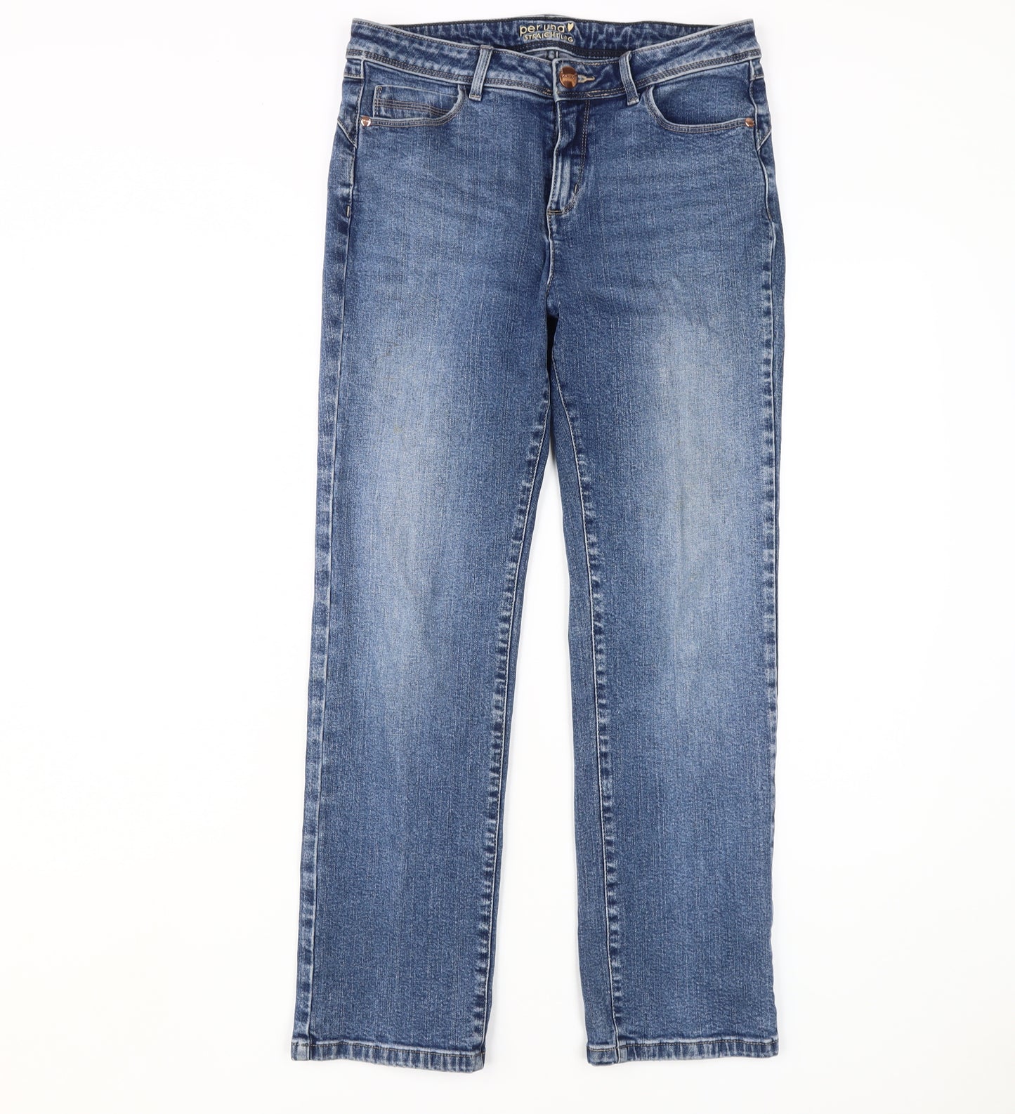 Marks and Spencer Women Blue Straight Jeans Size 12
