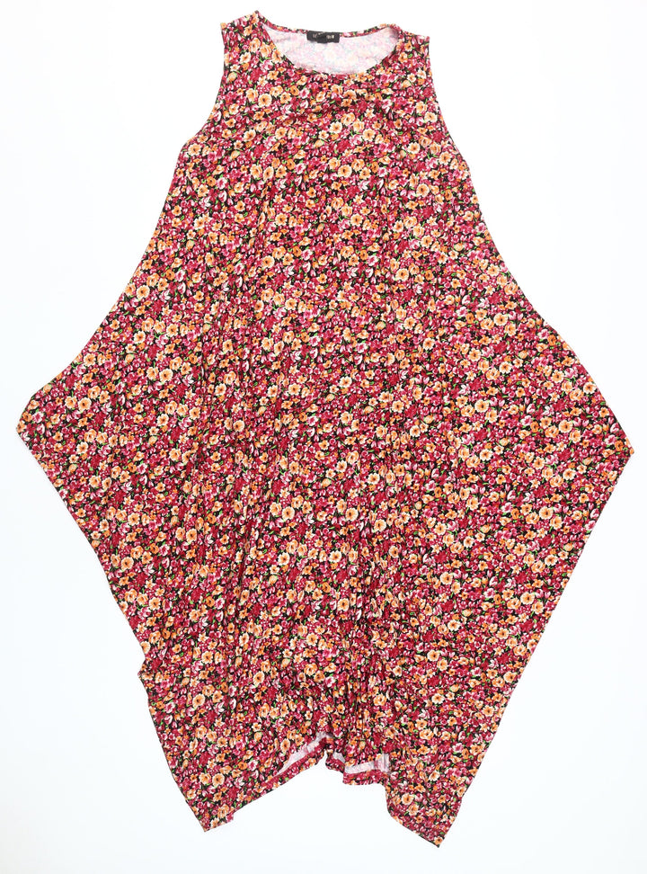 QED London Women's Floral Swing Dress M Multicoloured