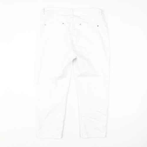 Marks and Spencer White Cropped Women’s Jeans Size 14