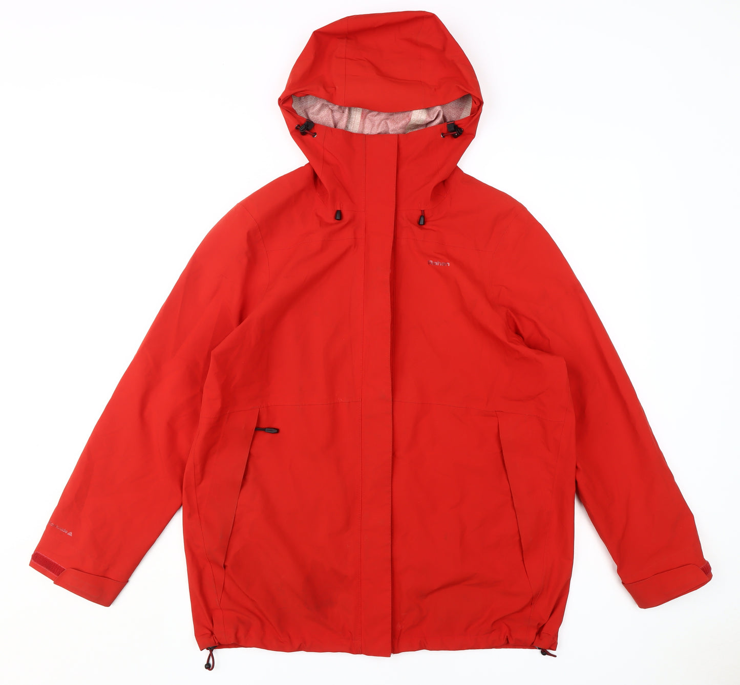 Rohan Men's Red Hooded Waterproof Rain Jacket M