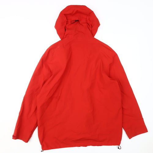 Rohan Men's Red Hooded Waterproof Rain Jacket M