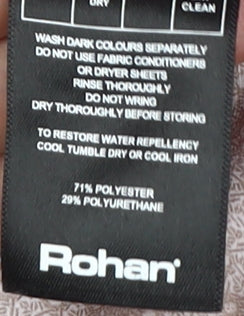 Rohan Men's Red Hooded Waterproof Rain Jacket M