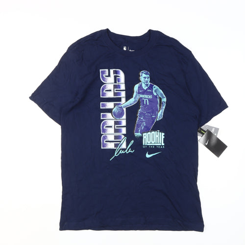 Nike Men's Blue Luka Doncic NBA T-Shirt L