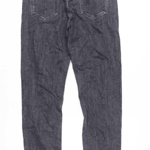 Urban Revivo Women's Grey Straight Leg Jeans XS