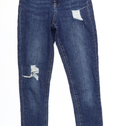 Miss Selfridge Women's Blue Skinny Jeans Size 6