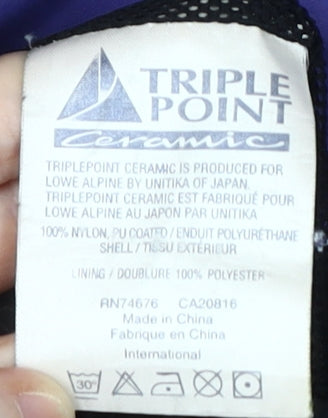 Lowe Alpine Men's XL Purple Rain Coat Jacket