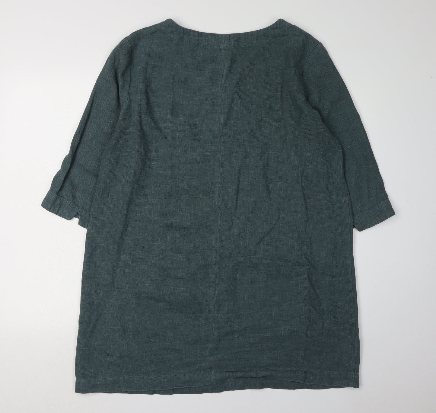 Seasalt Cornwall Green Tunic Dress Size 14 Women Casual
