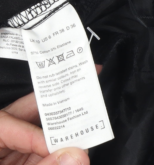 Warehouse Women's Black Trousers Size 10