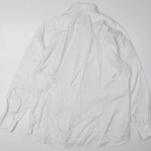 Burton Men's White Dress Shirt L Formal Occasion
