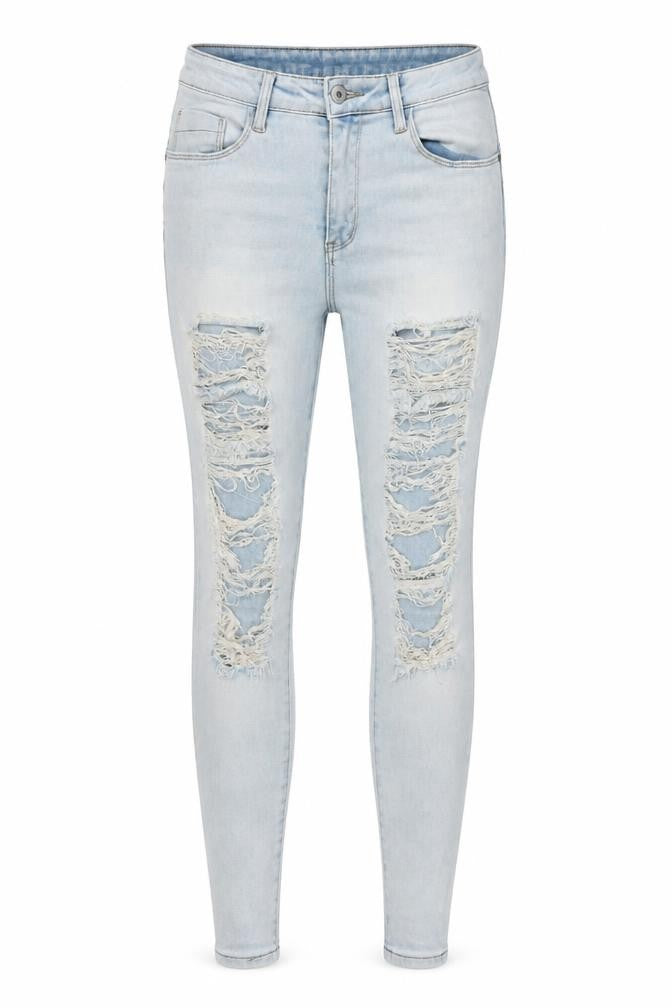 Daysie Women's Blue Distressed Skinny Jeans Size 12