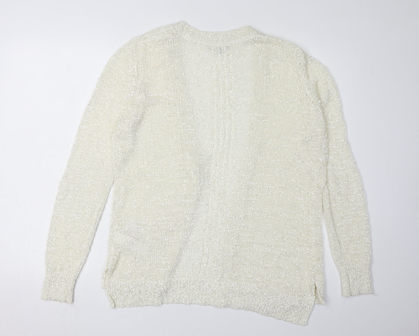 Red Herring Women's Ivory Cardigan Size 16 Knit