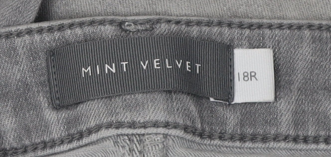 Mint Velvet Grey Women's Skinny Jeans Size 18