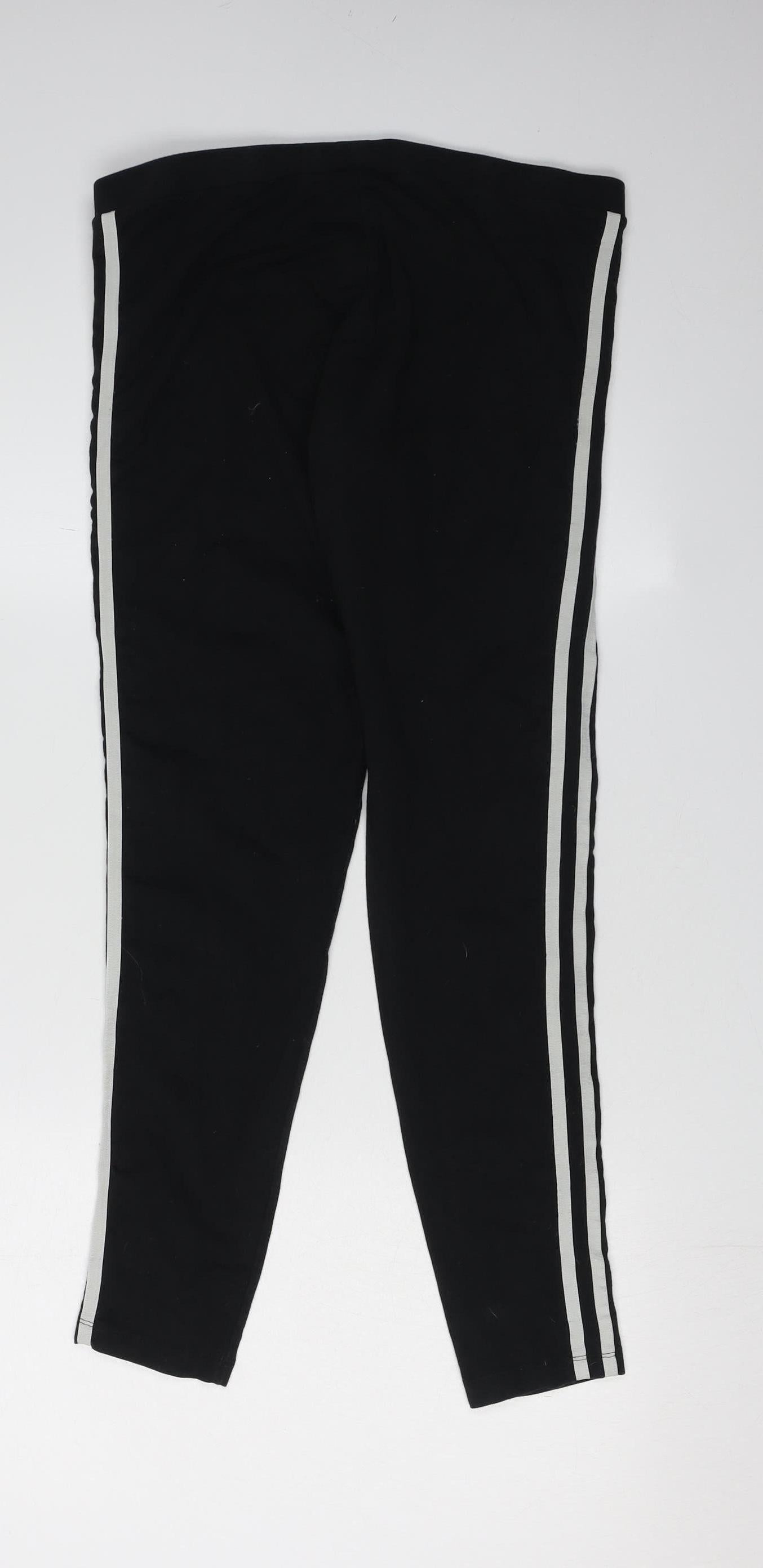 Adidas Women's Black Ankle Leggings - Size 16