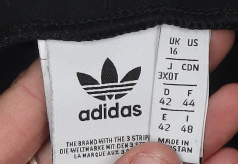 Adidas Women's Black Ankle Leggings - Size 16