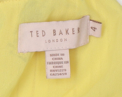 Ted Baker Women Yellow Camisole Blouse Size 4