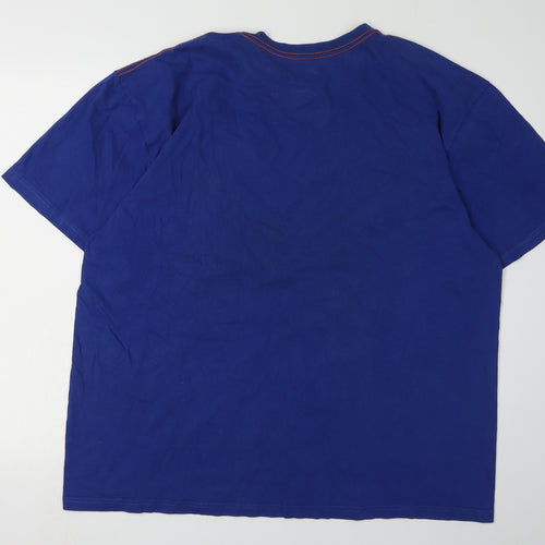 UNK NBA Men's Blue XL T-Shirt, Graphic Logo, Cotton, Sports