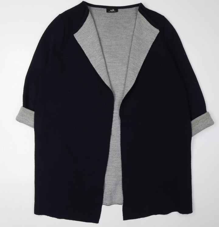Wallis Women's Black Cardigan - Size L, Casual Knit