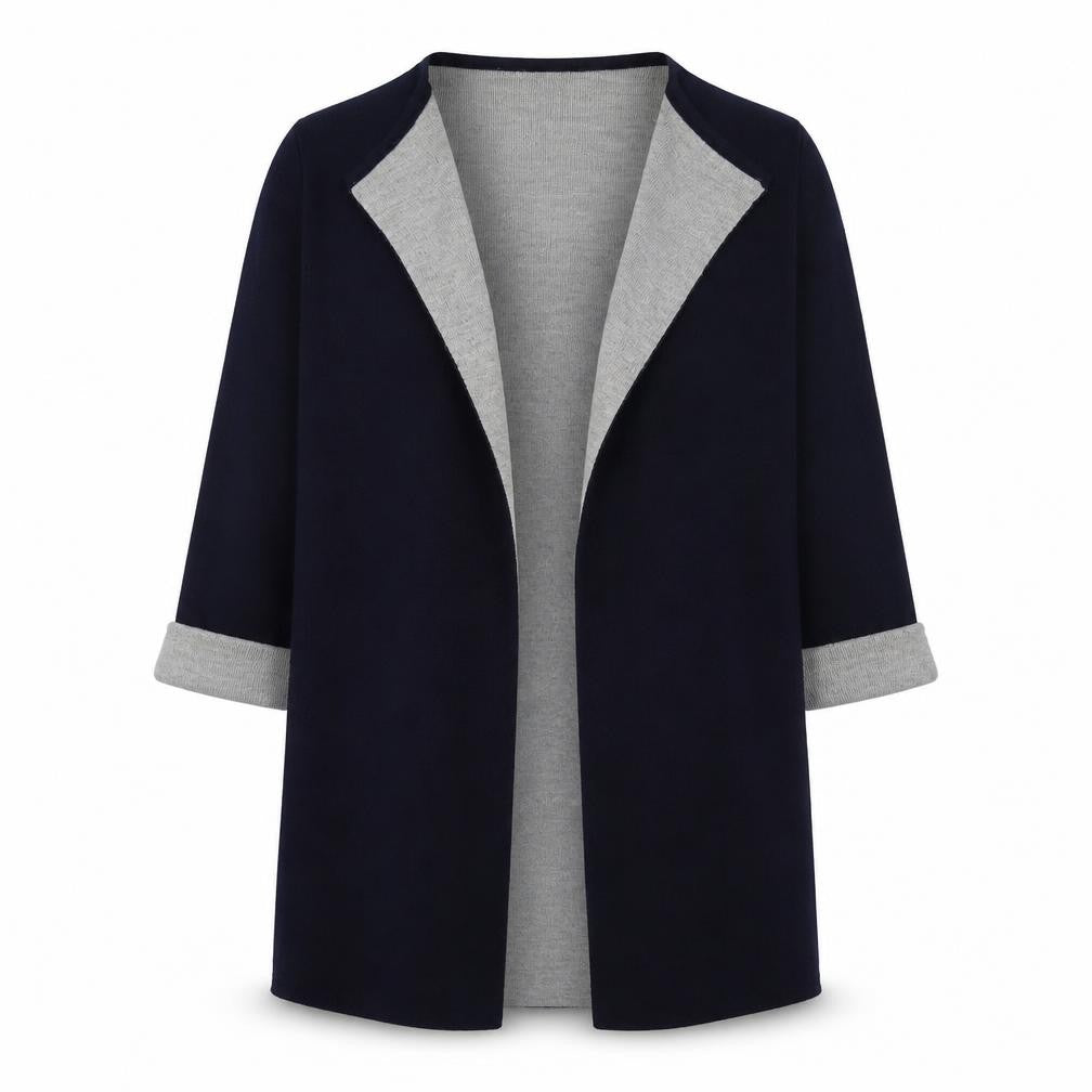 Front view of Wallis Women's Black Cardigan -, size L, Casual Knit
