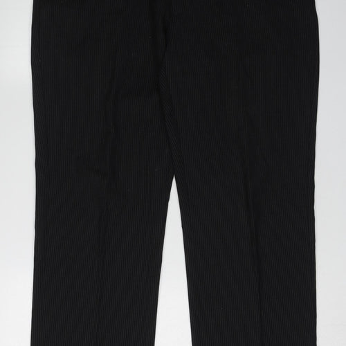 Debenhams Men's Black Trousers 36 Regular Fit