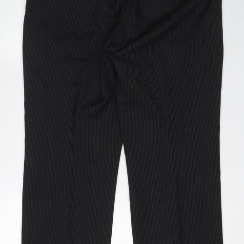 Debenhams Men's Black Trousers 36 Regular Fit