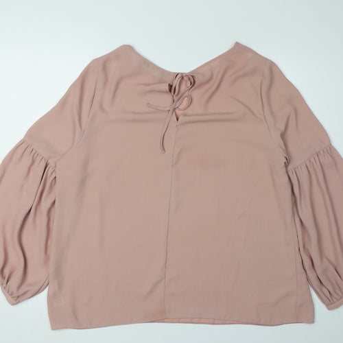 Dorothy Perkins Women's Pink Blouse Size 18 Balloon Sleeve