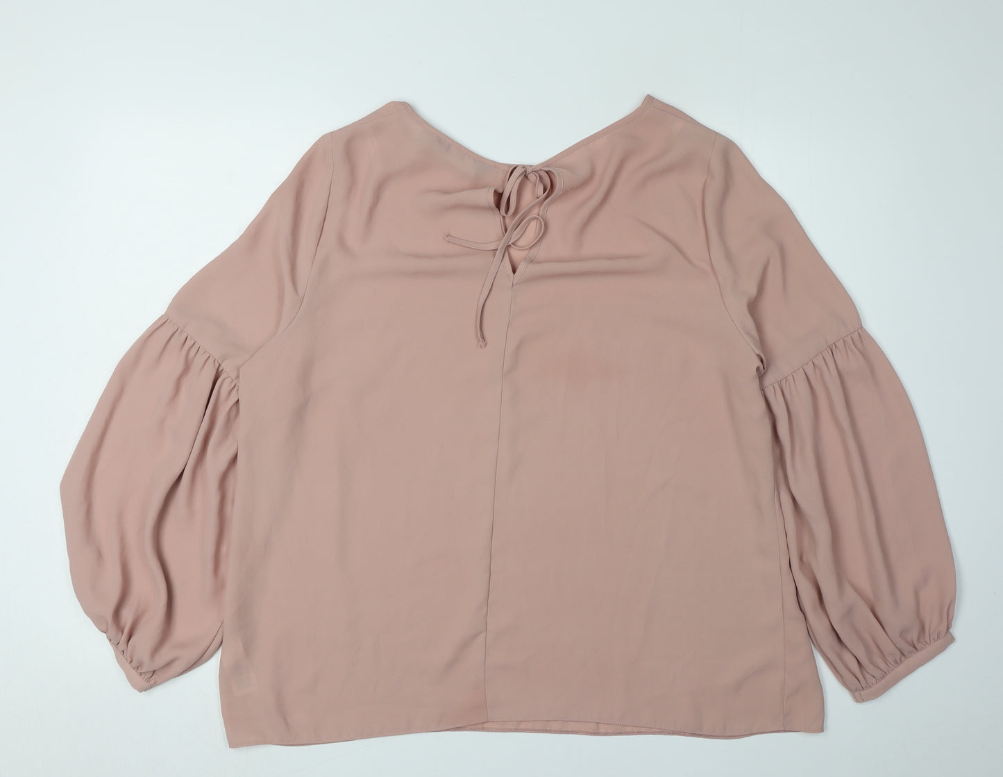 Dorothy Perkins Women's Pink Blouse Size 18 Balloon Sleeve