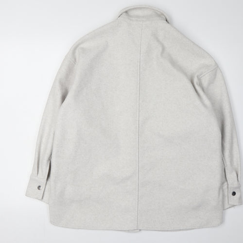 Zara Women’s Grey Relaxed Fit Jacket M, Autumn Style