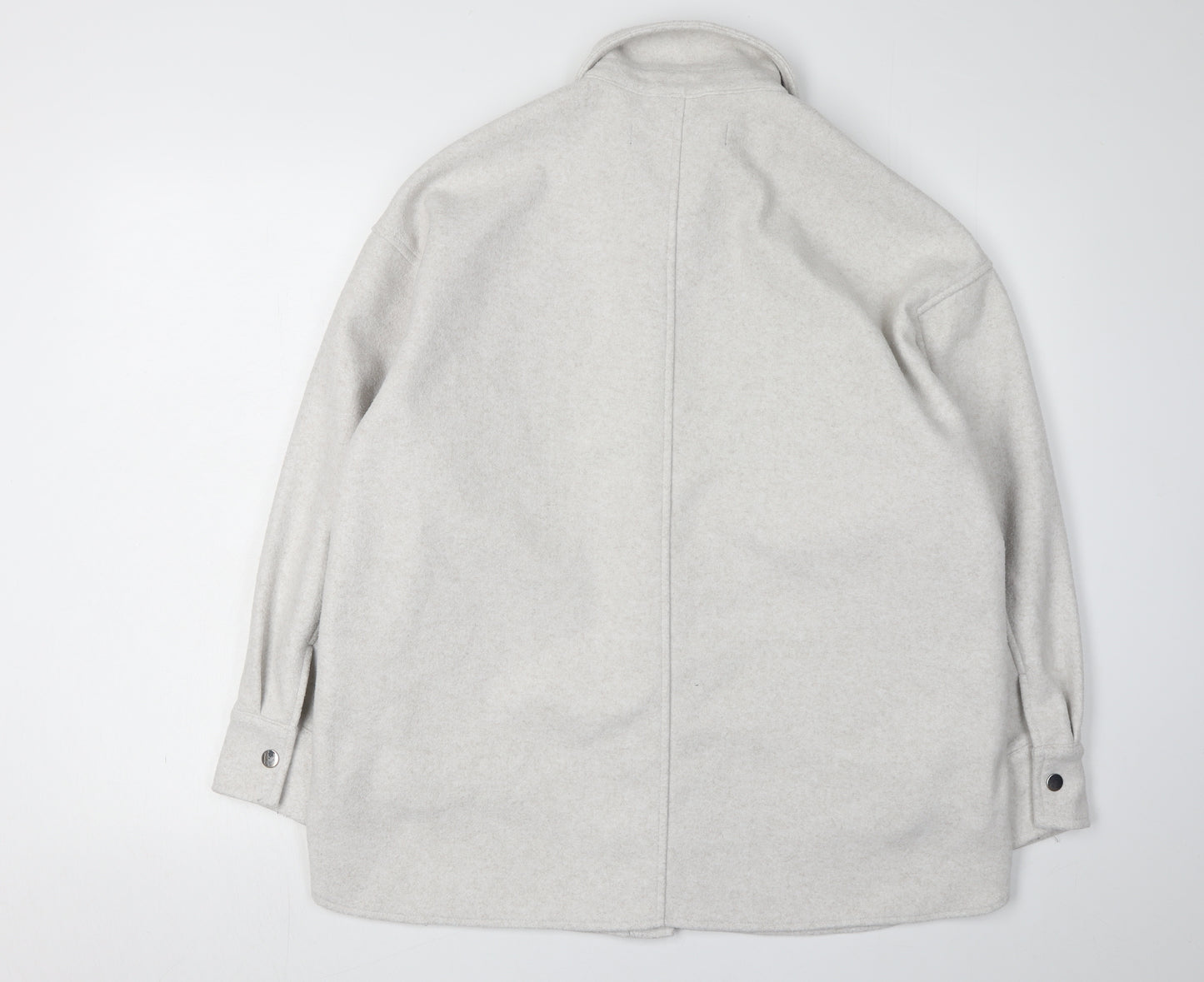 Zara Women’s Grey Relaxed Fit Jacket M, Autumn Style
