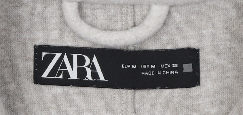 Zara Women’s Grey Relaxed Fit Jacket M, Autumn Style