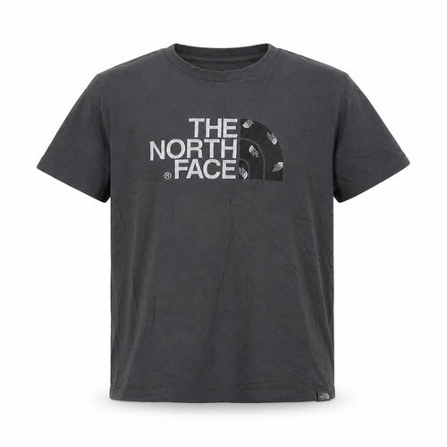 The North Face Boys Grey L Short Sleeve Logo T-Shirt