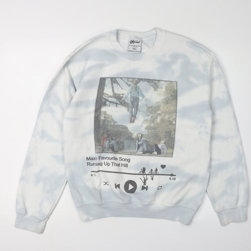 Ratchet Unisex Grey Graphic Pullover Sweatshirt S