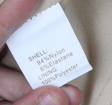 Fynadressr Women's Beige Long A-Line Flutter XL Dress