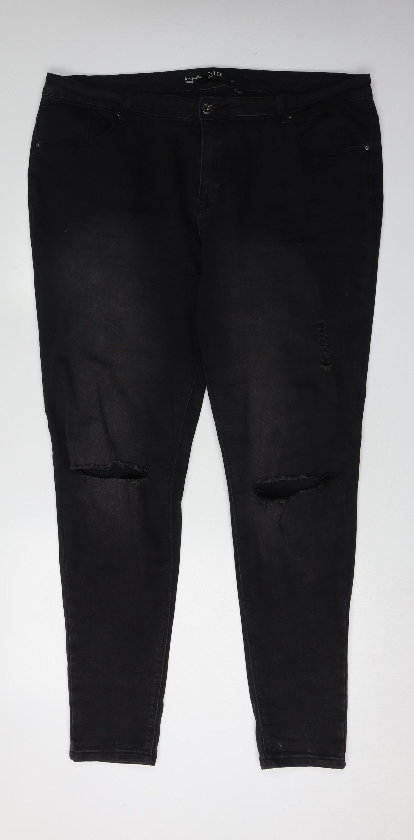 Simply Be Women's Plus Black Skinny Jeans Size 20