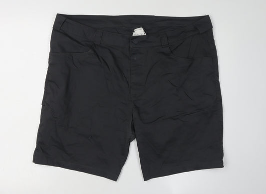 Decathlon Men's Black 2XL Athletic Gym Shorts