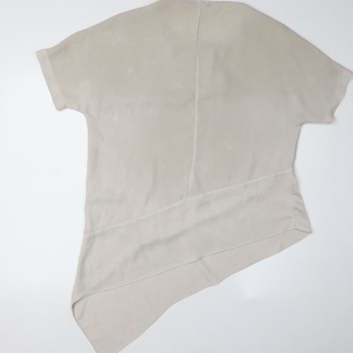 River Island Beige Women’s Asymmetrical T-Shirt Size 12