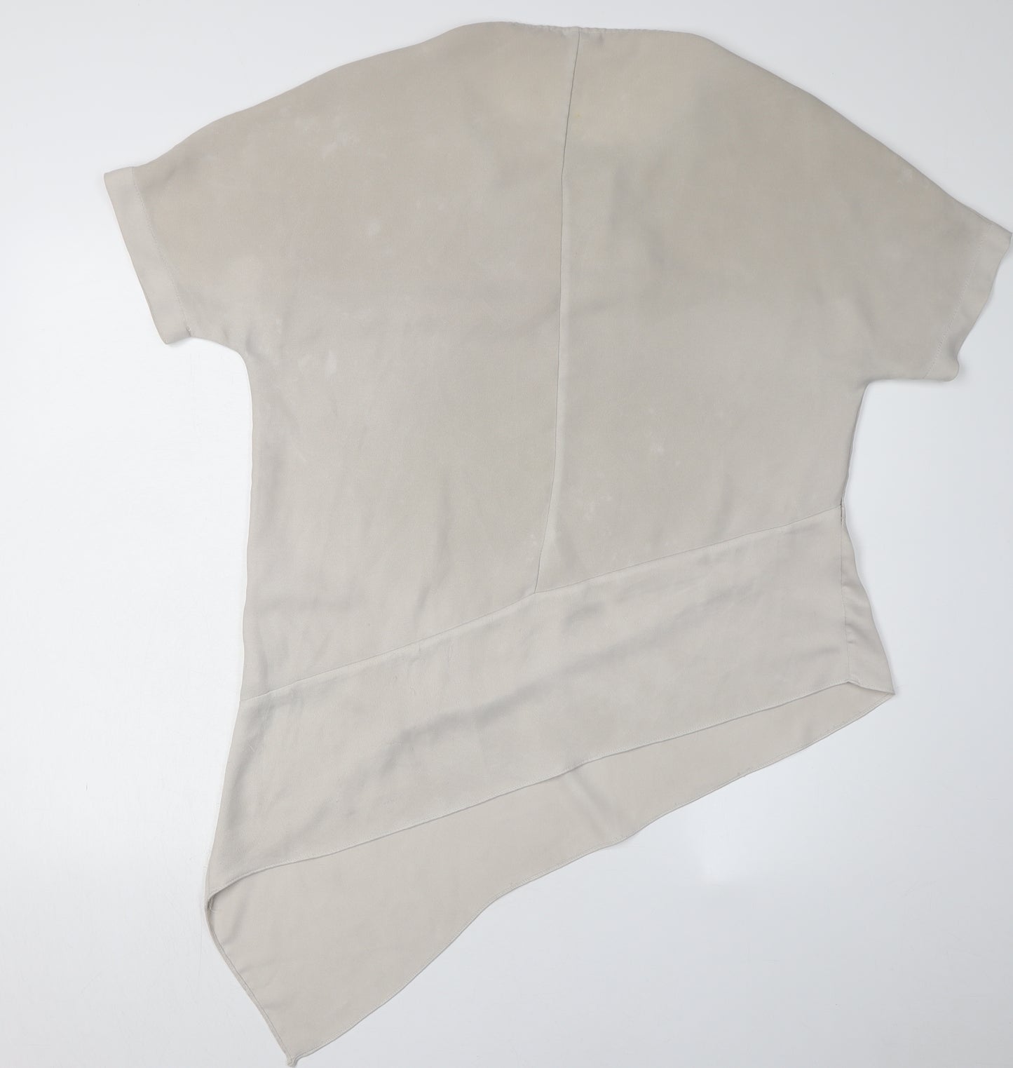 River Island Beige Women’s Asymmetrical T-Shirt Size 12