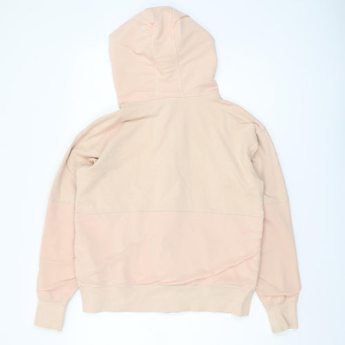 Champion Women's Beige Full Zip Hoodie, S
