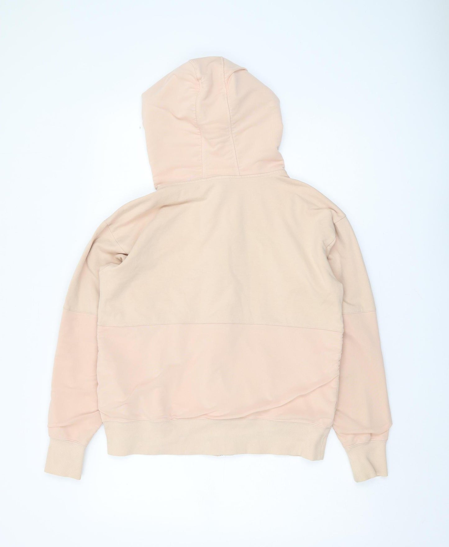 Champion Women's Beige Full Zip Hoodie, S