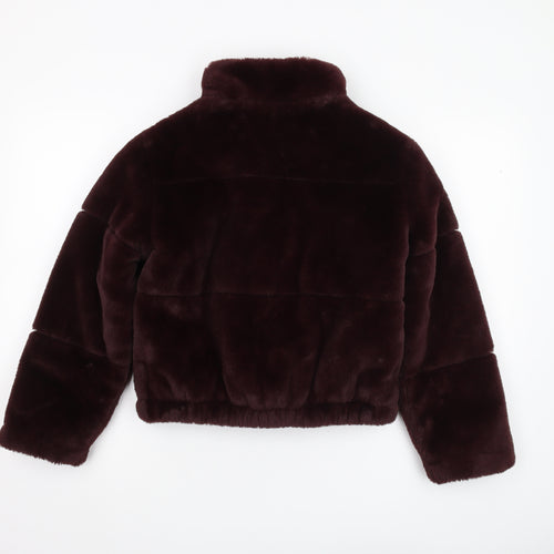 New Look Girls Brown Puffer Jacket Size 10-11 Winter