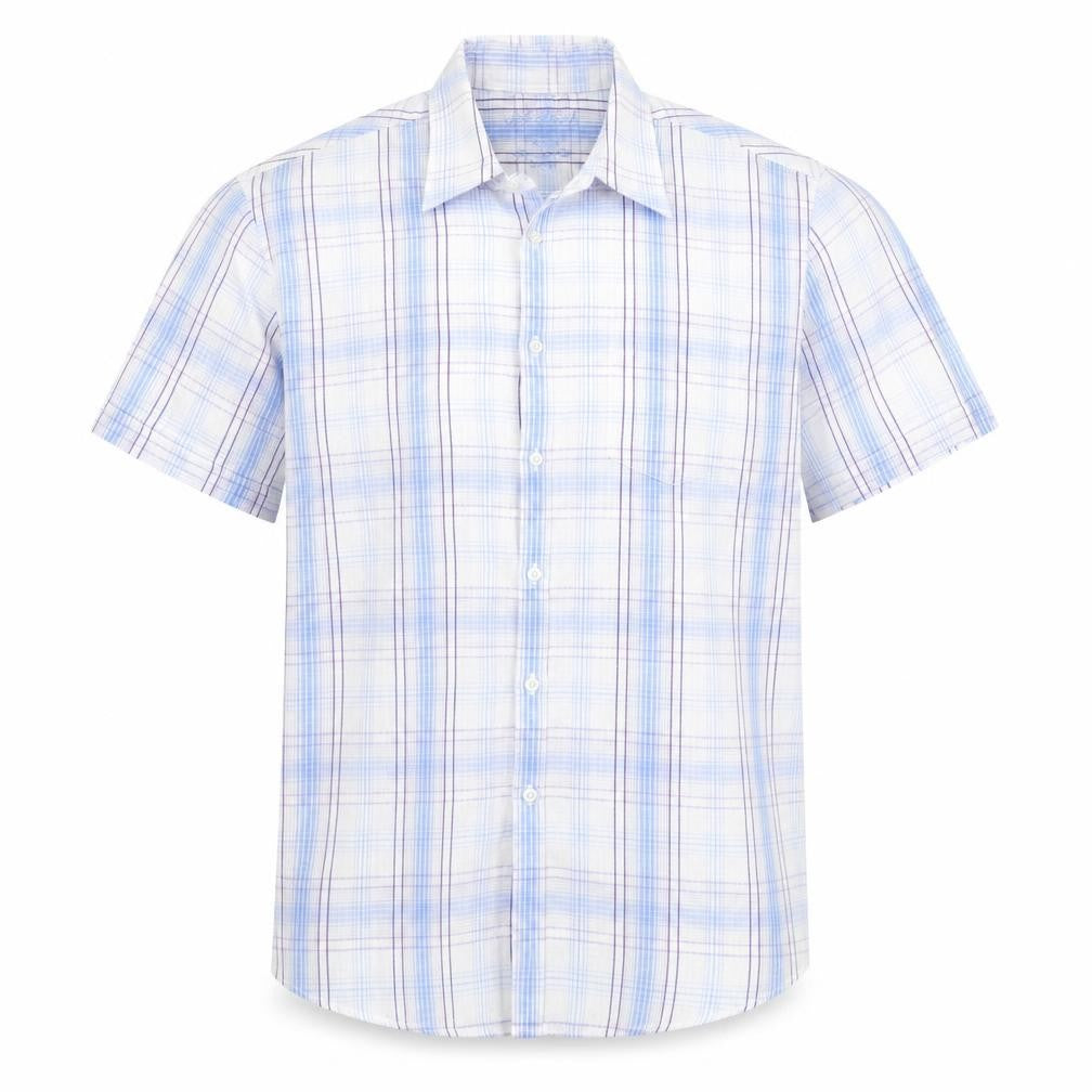 Debenhams Men's Multicoloured XL Plaid Short Sleeve Shirt