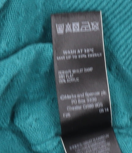 Marks and Spencer Women's Green Pullover Jumper Size 12