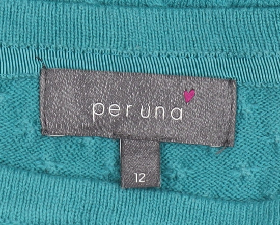 Marks and Spencer Women's Green Pullover Jumper Size 12