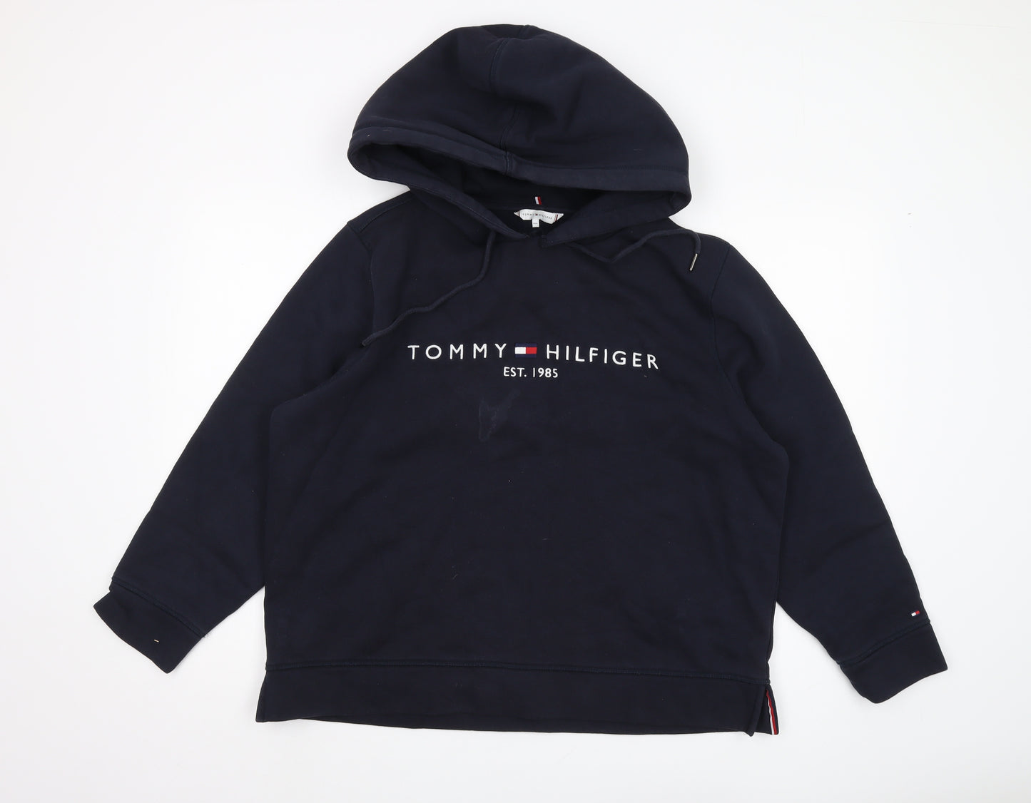 Tommy Hilfiger Unisex Black Pullover Hoodie 2XL