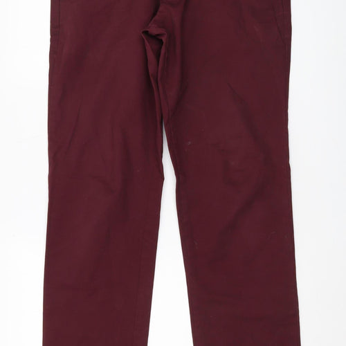 Gap Men's Red Chino Trousers, Size M, Spring Wear