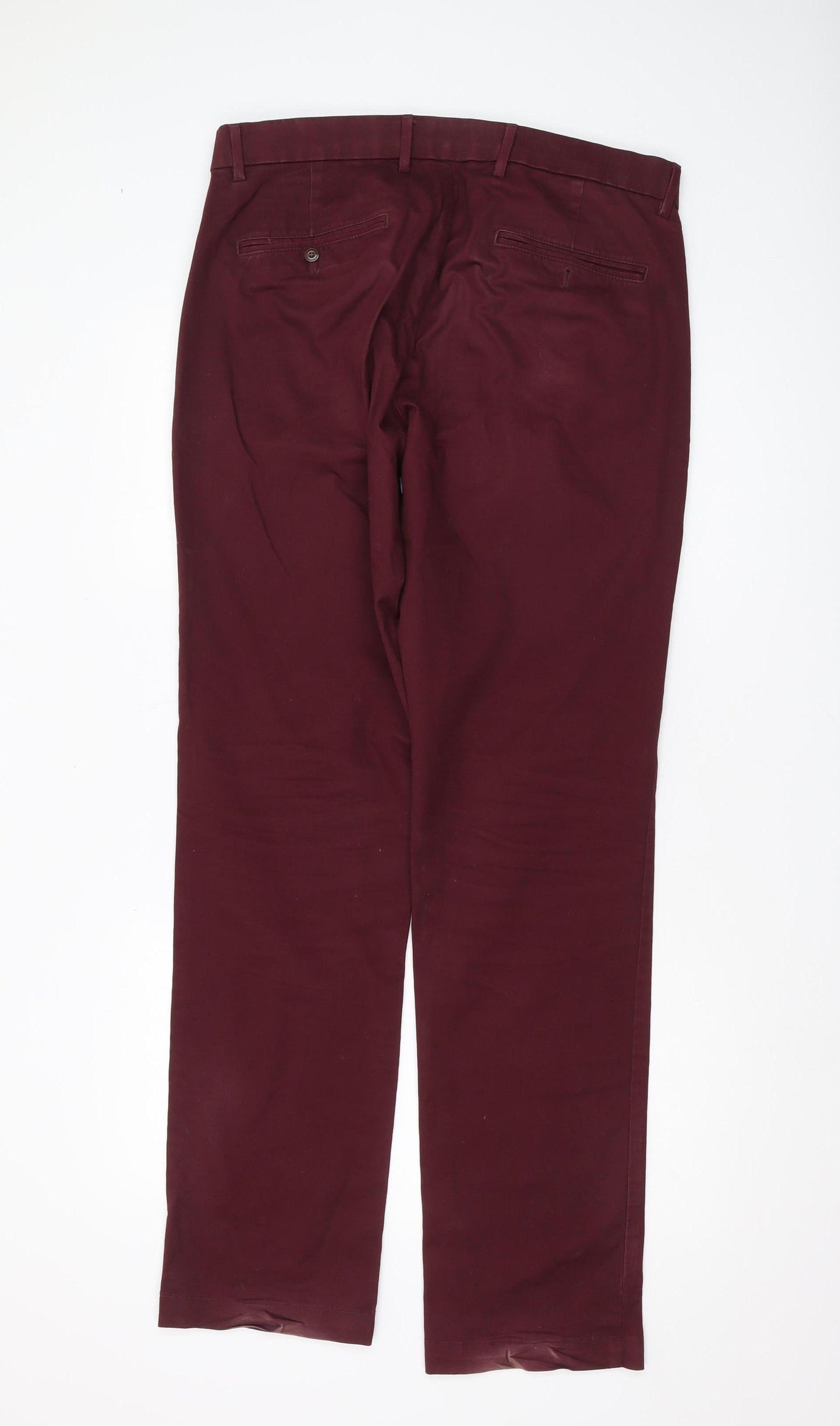Gap Men's Red Chino Trousers, Size M, Spring Wear