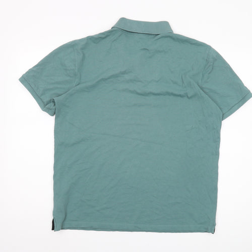 Hugo Boss Men's Green Polo Shirt XL Regular Fit