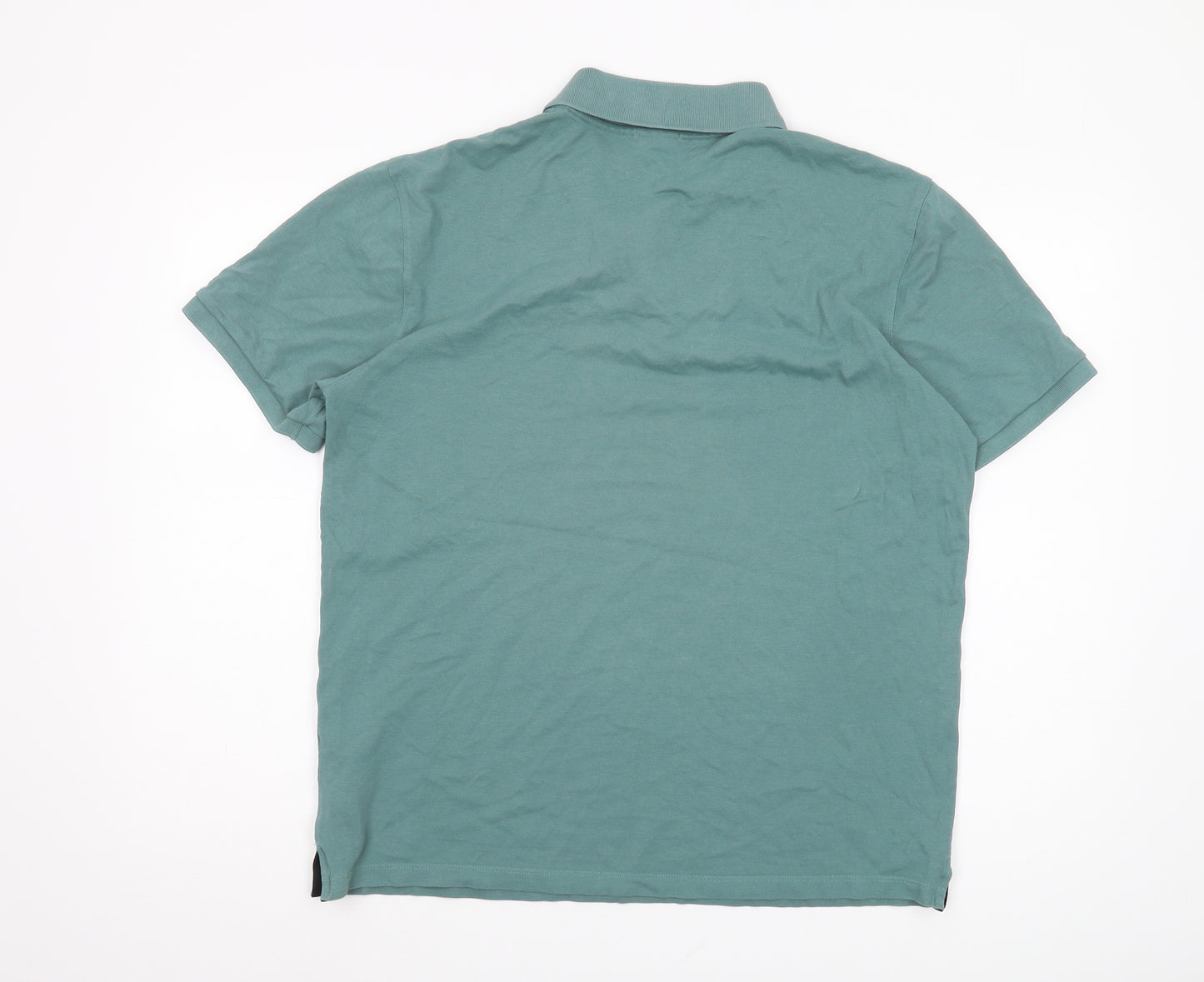 Hugo Boss Men's Green Polo Shirt XL Regular Fit