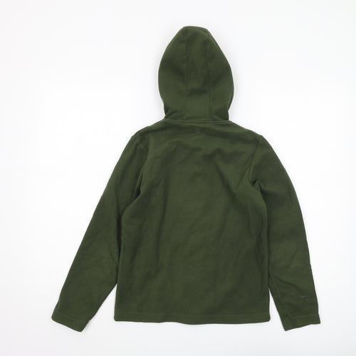 Mountain Warehouse Boys' Green Fleece Jacket 7 Years Hooded Zip