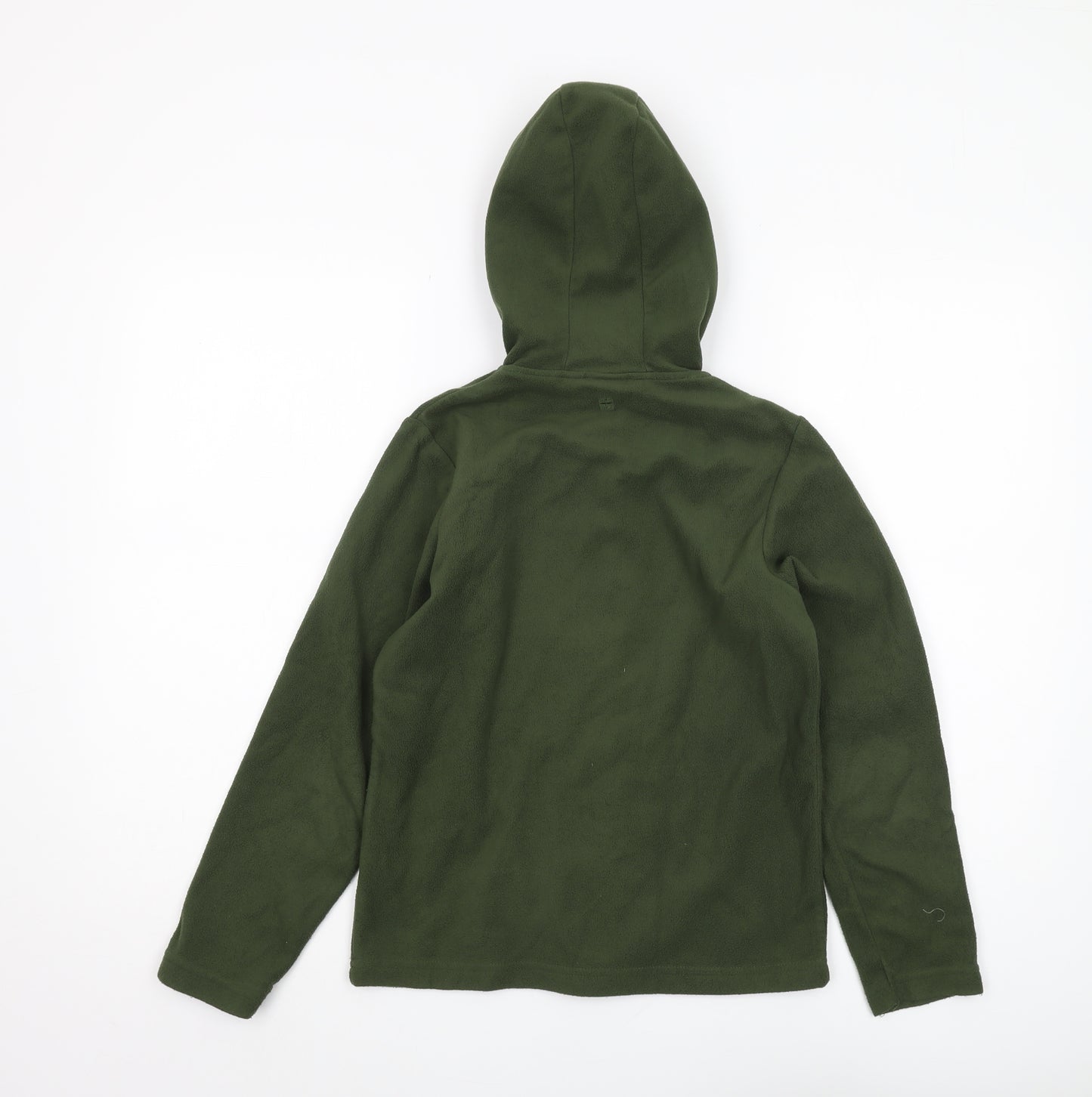 Mountain Warehouse Boys' Green Fleece Jacket 7 Years Hooded Zip